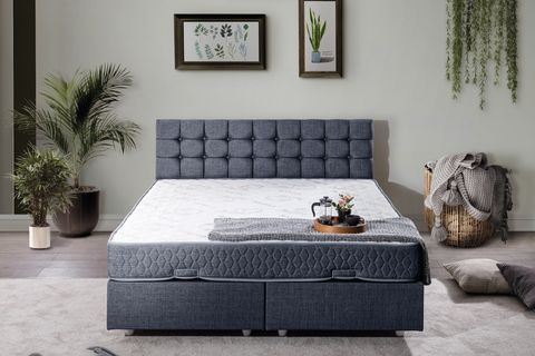 VENEDİK BAZA BAŞLIK LETTO YATAK SETİ, LACİVERT, 160X200
