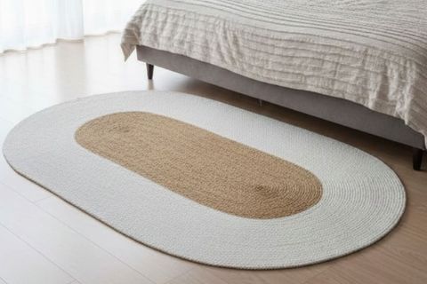 ZENİH OVAL HALI, NATURAL BEYAZ, 80X150 CM