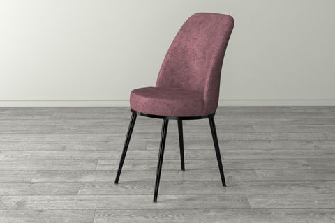 ROVENA LEONA AÇILABİLİR MUTFAK MASASI TAKIMI, SİYAH MERMER DESEN, GÜLKURUSU, 132X80