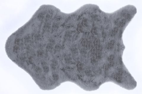 TAVŞAN POST KESİM MODERN MAKİNE HALISI, GRİ, 80X150