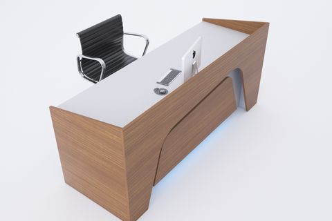 BANKO 2 160 CM CEVİZ BEYAZ