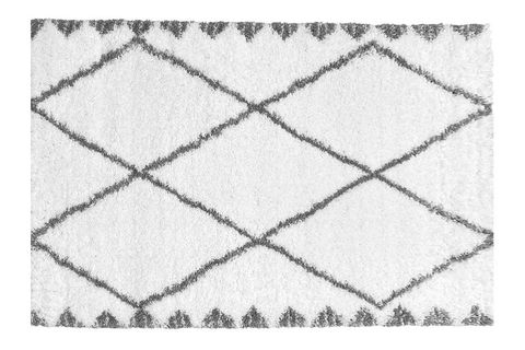 PAYİDAR LÜX SHAGGY HALI 3892A, BEYAZ GRİ, 80X150