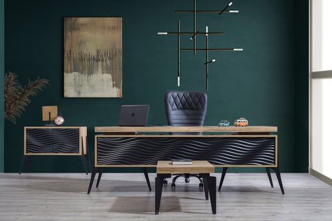 ALAÇATI OFİS MASASI, CEVİZ