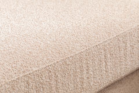MERLİN MİNİ KÖŞE KOLTUK, CEVİZ AYAK, FİTİLLİ KOL, RECYCLED KUMAŞ, CAPPUCİNO