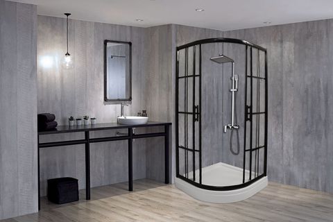 BLACK SERİSİ DUŞ KABİNİ 100X100 CM