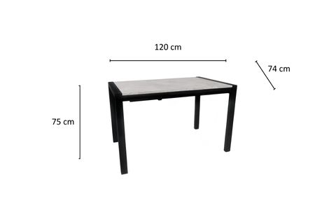 LATO MASA VE RİVONE SANDALYE TAKIMI, RAMBLA, 120X74