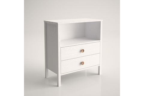 VENEZİA MİNİFİKS ŞİFONYER, WOOD BEYAZ, 2 ÇEKMECELİ