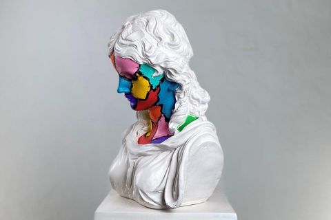 HERA WHITE ZOMBIE POP ART DEKORATİF ROMA YUNAN HEYKELLERİ