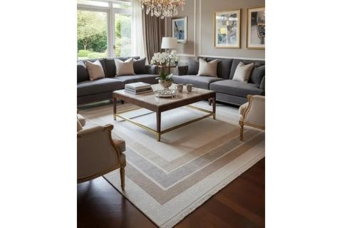 MERİNOS HALI ARDEN SALON HALISI, 73401 070, KREM KAHVERENGİ, 160X230