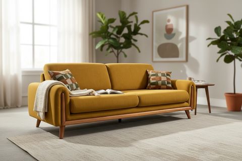 OLİMPOS ÜÇLÜ KOLTUK, HARDAL