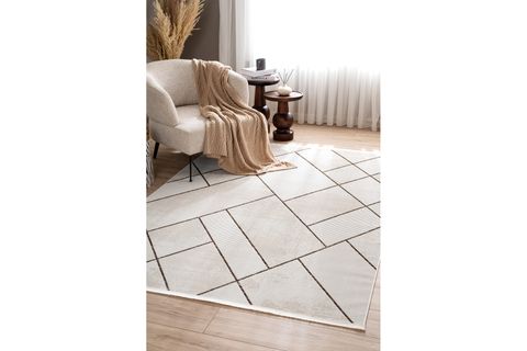 LUMİNA KREM KAHVE TOZUMAZ HALI,  A0863A, 100X200