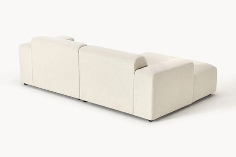 ELSA KETEN MİNİ KÖŞE KOLTUK, SOL KÖŞE, KIRIK BEYAZ