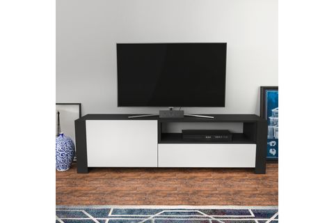 DECOROTİKA PİEDMONT TV ÜNİTESİ, ANTRASİT BEYAZ