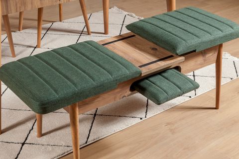 Sembol Açılır Sırtlı Bench Atlantik Yeşil