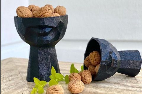 DOKULU YARIM YÜZ SAKSI SET SİYAH