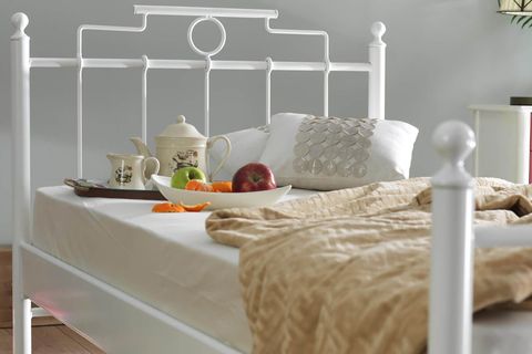 HATKUS METAL KARYOLA, BEYAZ, 90X200