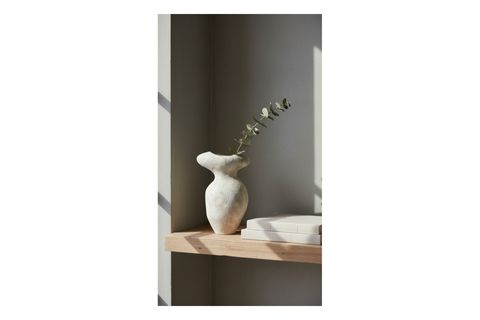 TERRACOTTA GÖVDE ŞEKİLLİ DEKORATİF VAZO