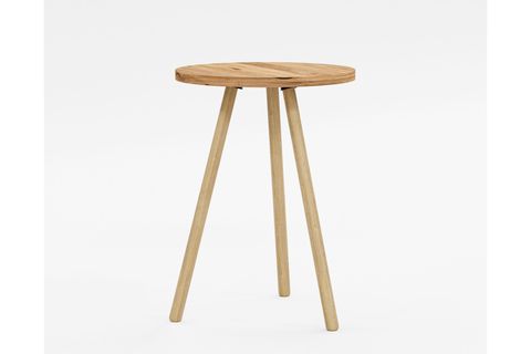 YURİ YUVARLAK YAN SEHPA, ÇAM