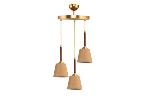 ÜÇLÜ TEPSİLİ SARKIT GOLD CEVİZ RENK BORULU