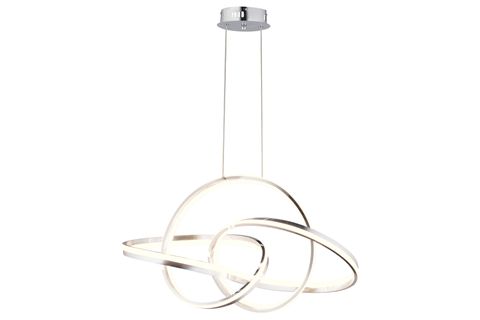 PİREAL TEKLİ LED AVİZE, KROM