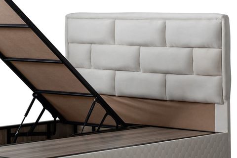 DİEGO NEW BAZA VE BAŞLIK SETİ, KREM, 90X200
