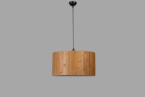 BAMBU 01 ABAJURLU TEKLİ SARKIT AVİZE