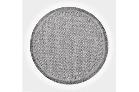 CREA NAPOLİ MODERN YUVARLAK HALI 9032GRYU, GRİ, 80X80