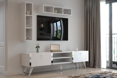 OASİS TV ÜNİTESİ, BEYAZ