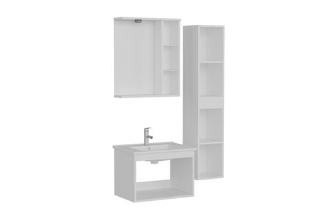VERA BANYO DOLABI AS2K87, BOY BEYAZ, 65CM