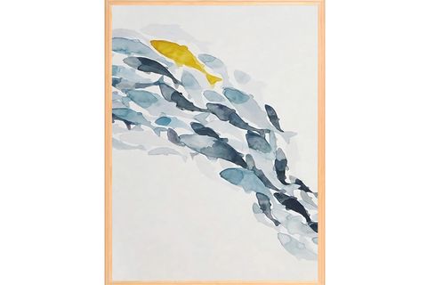 DERİN MAVİ TABLO SETİ, 50X70