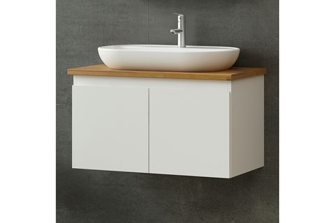 NİKA BANYO DOLABI ALT 85CM AS2K TZG BEYAZ