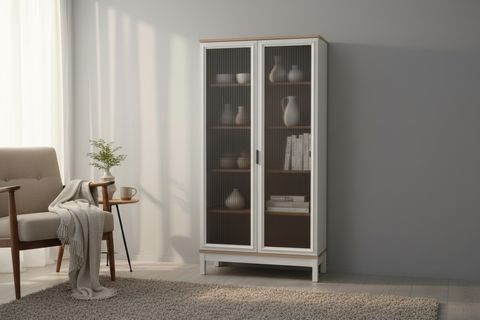 Camlı Vitrin, 2 Kapaklı