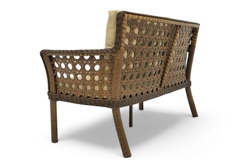 MOVA RATTAN İKİLİ BAHÇE MOBİLYASI, KOYU KAHVE