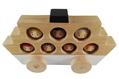 AHŞAP OYUNCAK, YOLCU GEMİ, BEYAZ