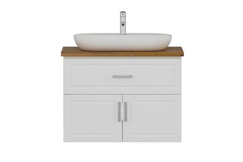 SANYA ALT BANYO DOLABI, BEYAZ, 85 CM