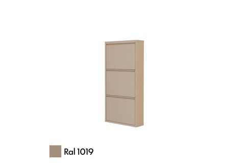 VEGA KİLİTLİ METAL AYAKKABILIK, CAPPUCCİNO, 3 KAPAKLI