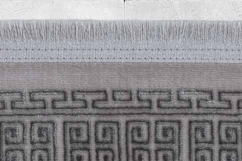 ÇİZGİ MAKİNE HALISI, GRİ, 515, 120X180