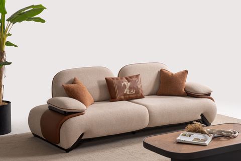 OPAL ÜÇLÜ KOLTUK, KREM