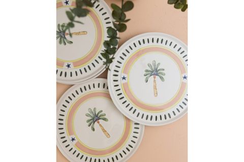 THE MİA ITALİAN SUMMER SERVİS TABAĞI 6LI SET 26 CM