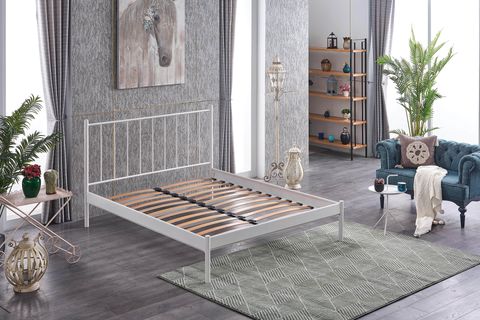 FALEZ ST METAL KARYOLA, BEYAZ, 150X200