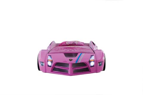 KAJU LUXURY SATANDART ARABALI YATAK, PEMBE, 90X190