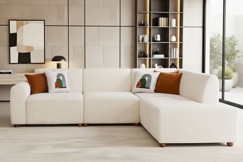 BRUSSELS SAĞ KÖŞE KOLTUK, BEYAZ