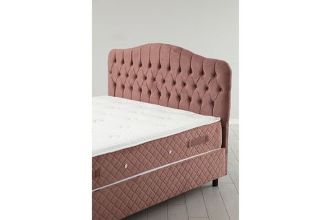 VASSİ SONATA ÇİFT KİŞİLİK BAZA+BAŞLIK+YATAK, GÜL KURUSU, 140X200