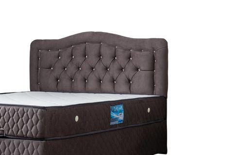 ŞAH NEW BAZA BAŞLIK VE ORTHOSOFT YATAK SETİ, ANTRASİT GRİ, 150X200