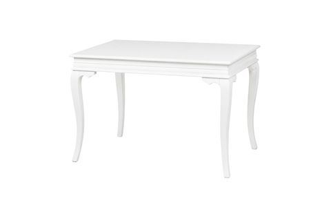 RUSTİK SABİT MUTFAK MASASI, 110 CM, BEYAZ