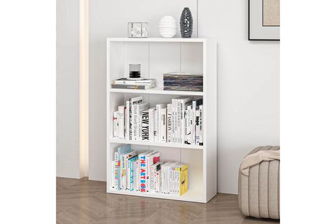 ADEL KİTAPLIK, BEYAZ, 2 RAFLI
