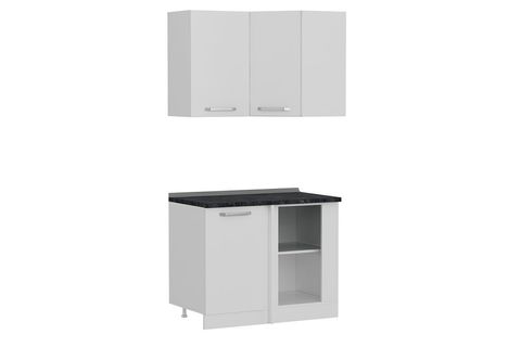 MİNAR 105CM KÖŞE MUTFAK DOLABI BEYAZ K105B1