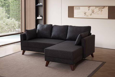 GLORİA MİNİ KÖŞE KOLTUK, ANTRASİT, SAĞ KÖŞE