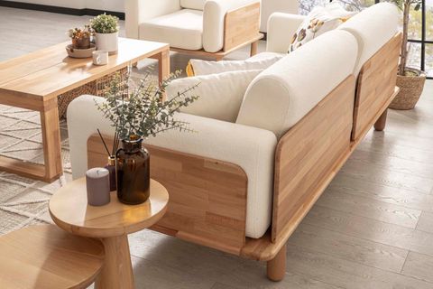 DİVA İSKANDİNAV ÜÇLÜ NATURAL AYAK, BEYAZ