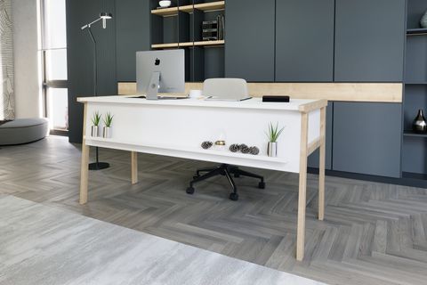 LAGOMOOD ZENİTH OFİS MASA TAKIM, BEYAZ MEŞE